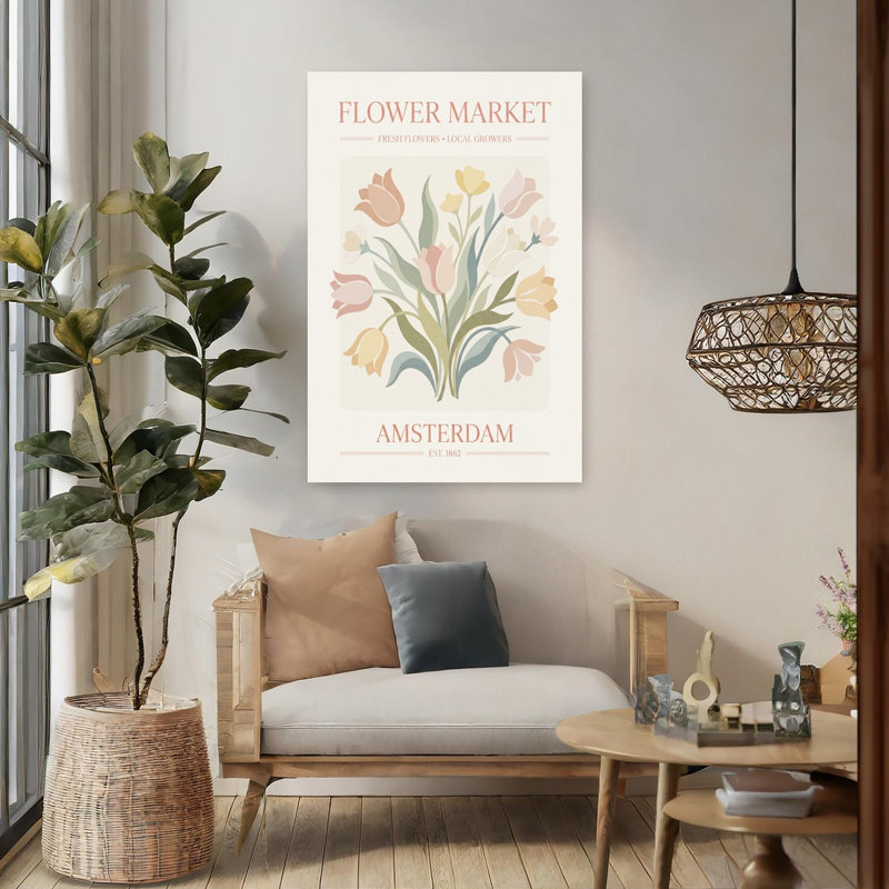 Reproduction d'art mural Amsterdam, 48" H x 32" W