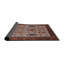 Tapis brun à motif oriental-941641044