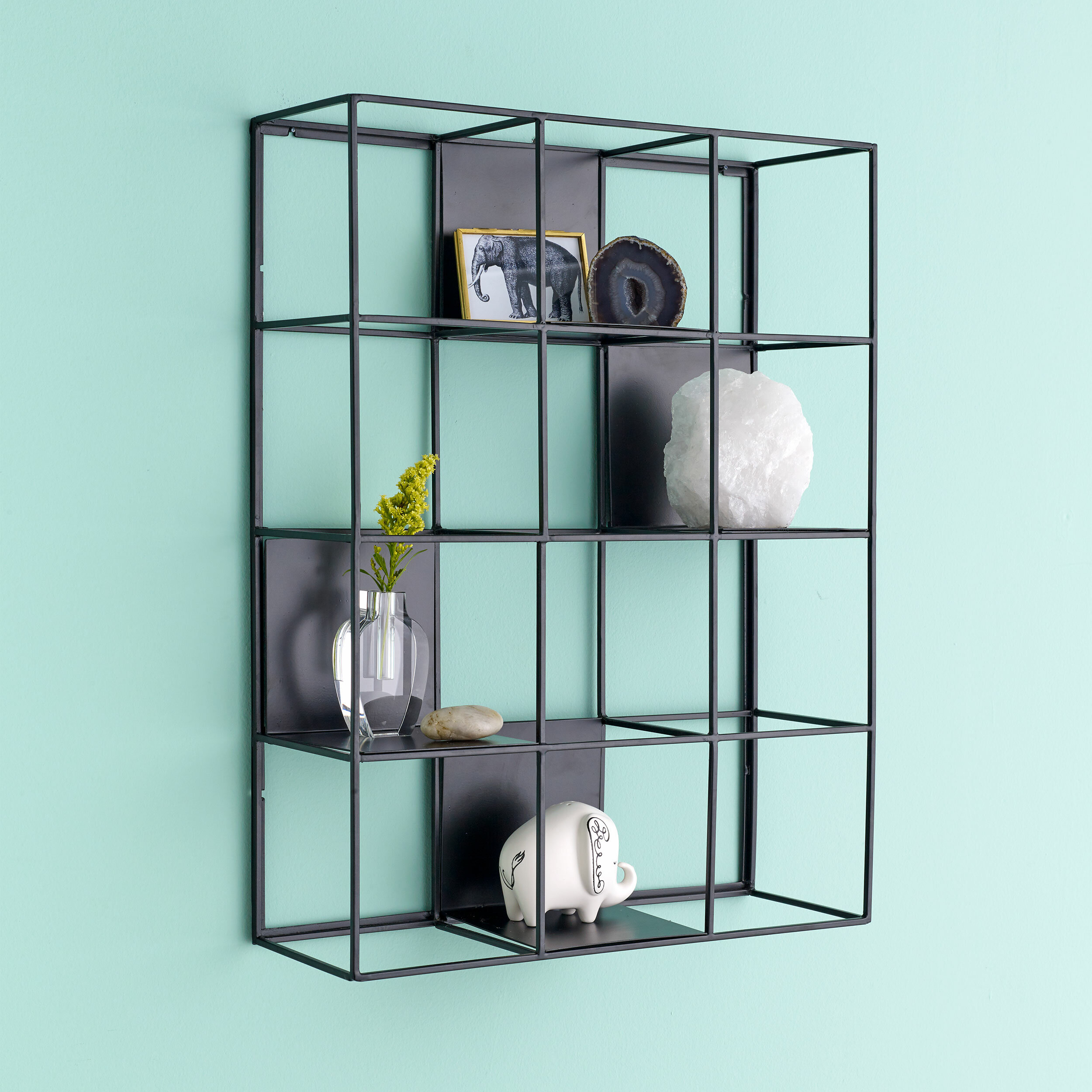 Design Ideas Neo 4 Piece Metal Cubby Shelf | Wayfair