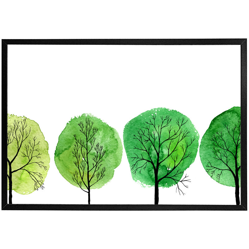 Ayr Single Picture Frame Print, Black, 76cm H x 114cm W x 4cm D
