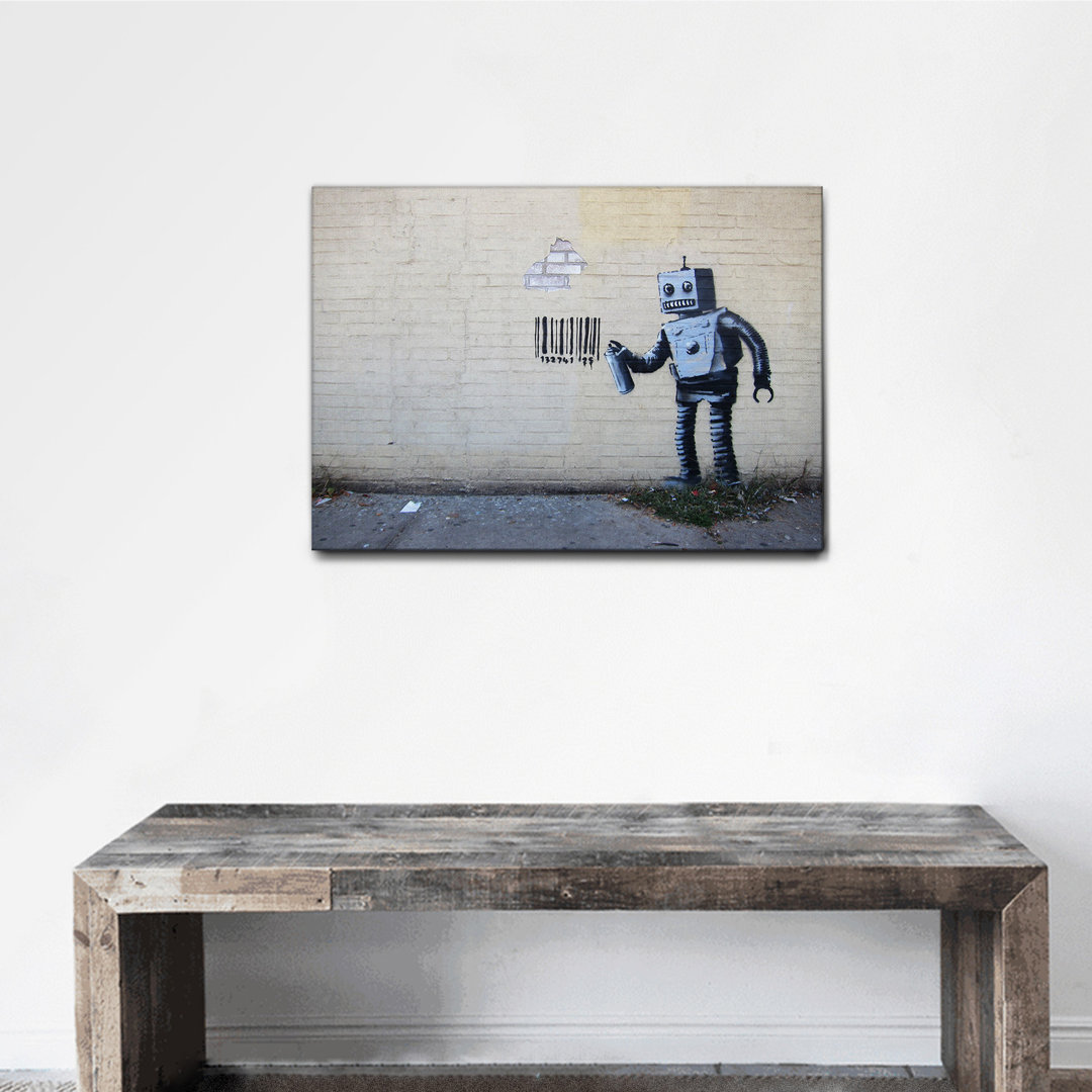 Kunstdruck Robot von Banksy