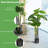 47.5'' Faux Palm Plant in Pot