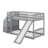 Twin Over Twin Bunk Bed With Slide-1032060410