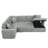 114" U-Shaped Sectional with Storage-855960941