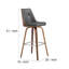 Tabouret de bar à hauteur de comptoir ou de bar avec repose-pieds Ayce-1029651469-1029651465