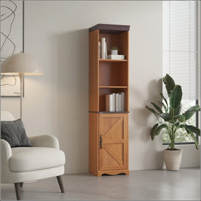 Free-Standing Cube Cabinet with 5 Shelves