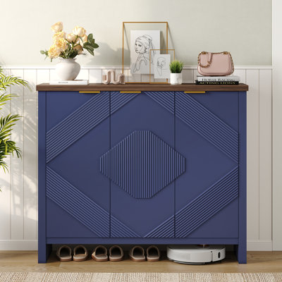 30 Pair Shoe Storage Cabinet With Adjustable Shelves