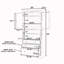 Armoire multifonctionnelle avec 3 tiroirs, tablettes réglables-805829262