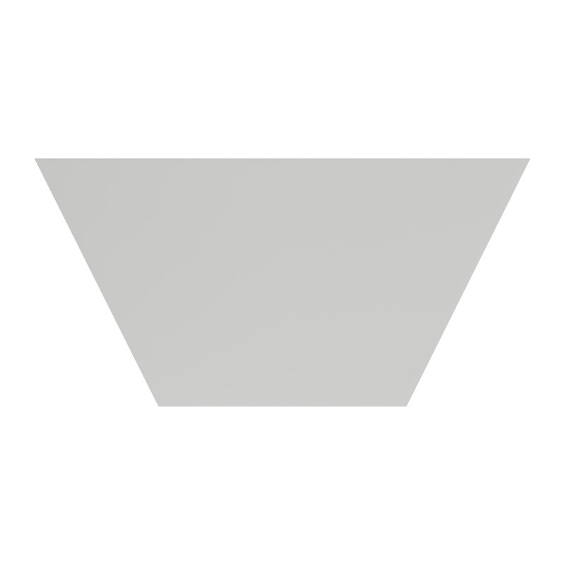 Buariki 160cm Trapezoidal Conference Table, White