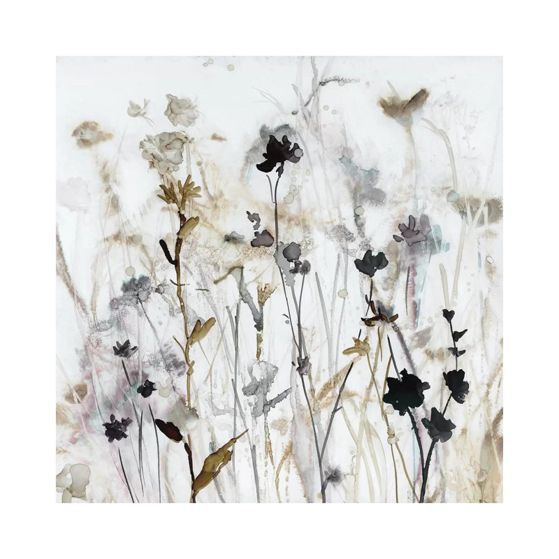 «Wildflower Mist I» par Carol Robinson, reproduction d'art, Toile tendue, H 12 po x l 12 po x P 1,5 po