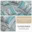 Ensemble d'édredon en jacquard en microfibre 15 pièces Kath-1790802390-1790215629