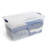 Rubbermaid Cleverstore Clear 95 Qt Plastic Storage Bins with Lids, 4-Pack