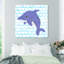 Art sur toile d pour dauphins Hidalgo-1240447907