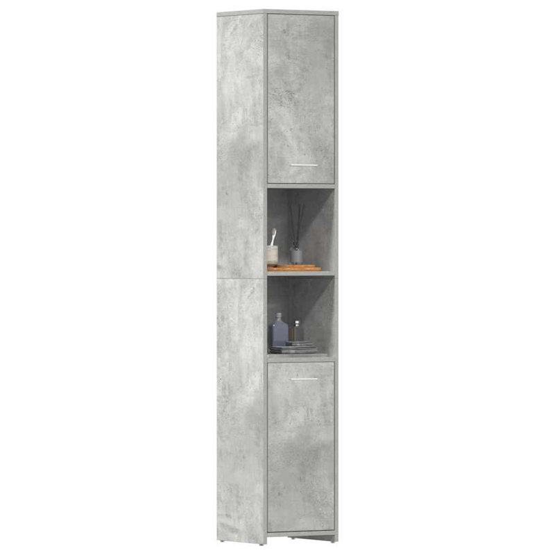Lutrica Bathroom Cabinet, Concrete Grey