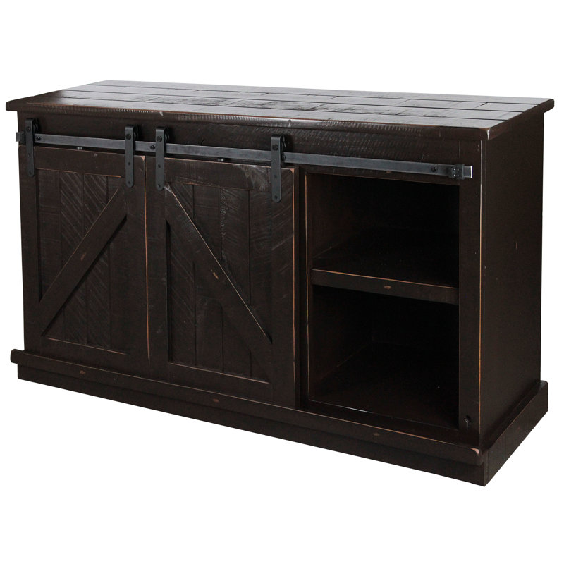 Media Console, Antique Black
