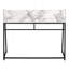 Bureau d'ordinateur aspect marbre-129749626