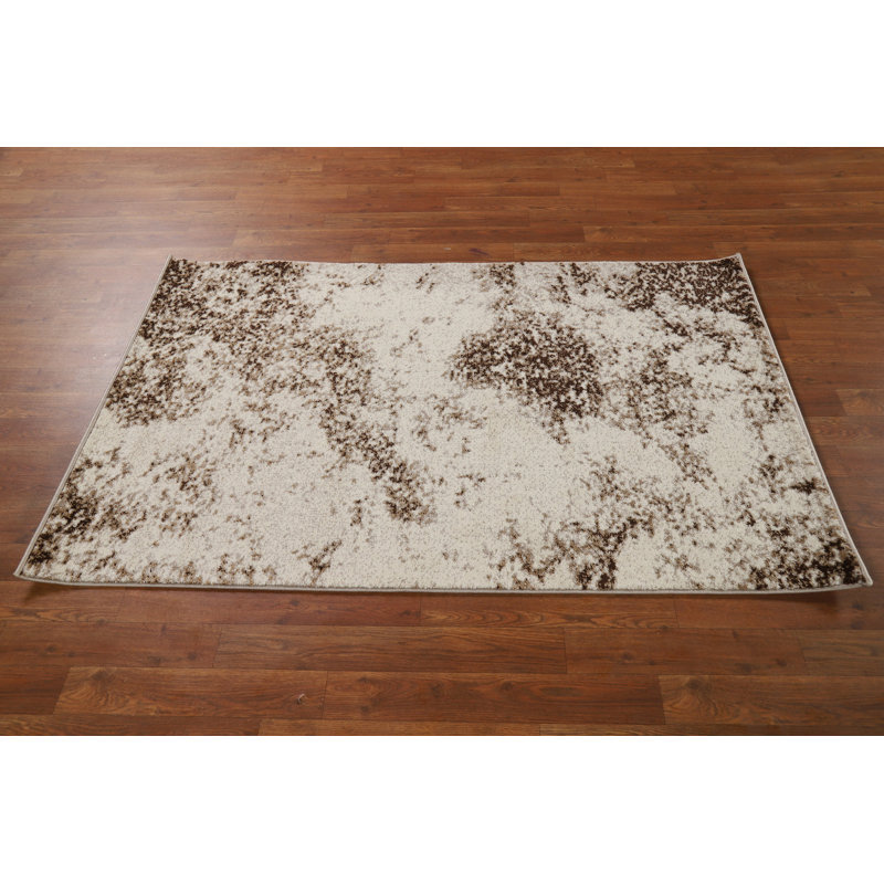 Abstract Transitional Turkish Rug 3x5