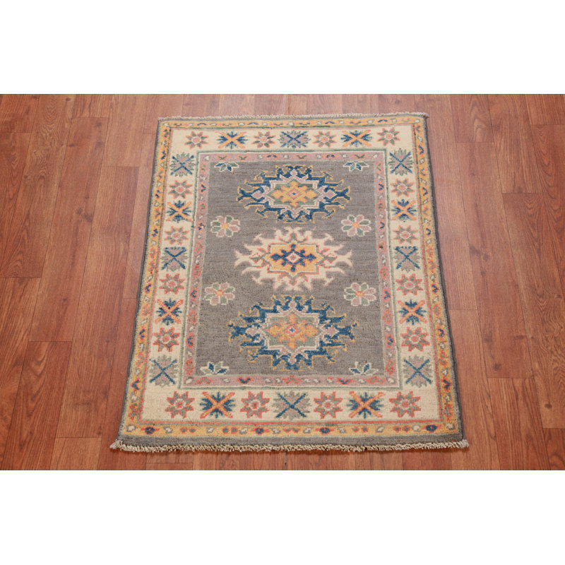 Tapis décoratif géométrique Kazak