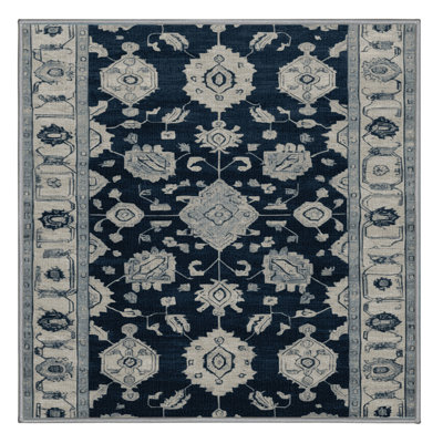 Machine Washable Overdyed Gray Area Rug