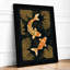 Dancing Koi Boho - Framed Print-135999745-135999751