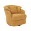 Fauteuil demi-tonneau pivotant rembourré Lakitia Rowena -2136543497