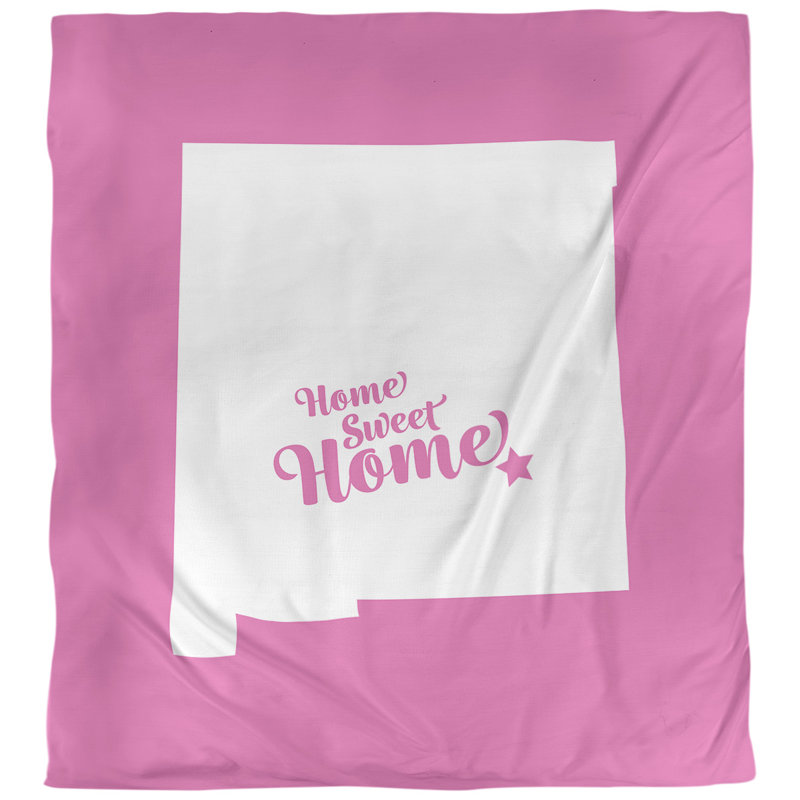 Housse de couette roswell doux, Rose, Microfibre