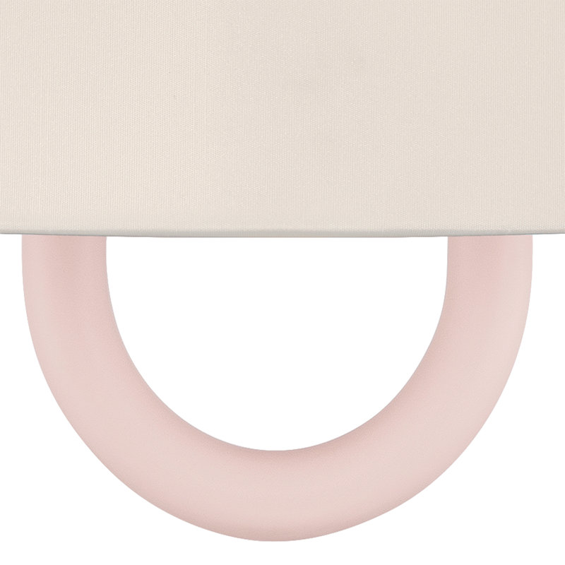 Applique murale 11,75 po Cohla, Rosé