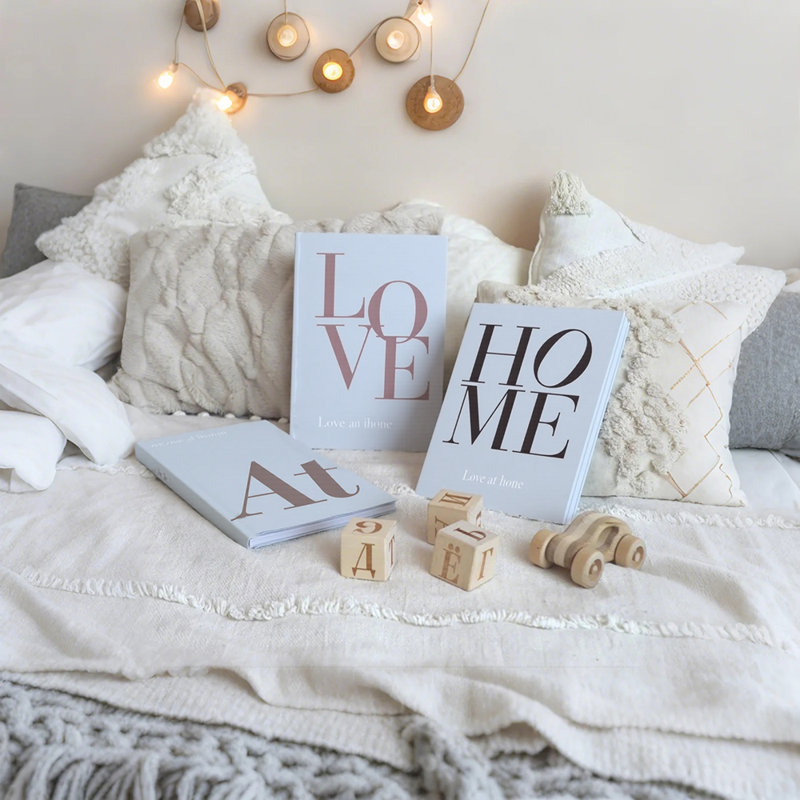 Ensemble de 3 livres décoratifs 