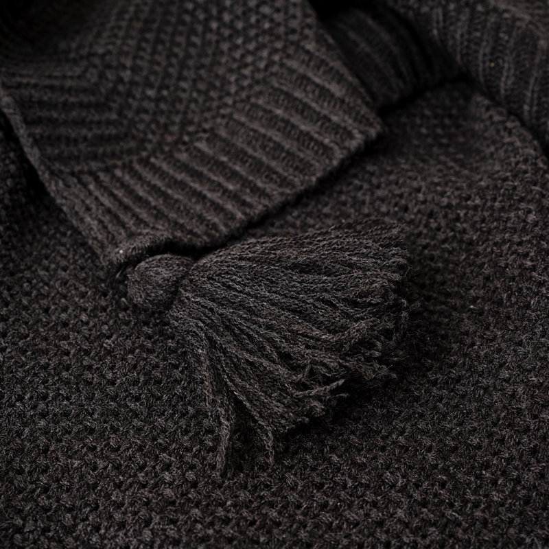 Strattenburg Throw Blanket, Black