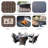 Aquiel 8 - Person Wicker Patio Dining Set with Round Table , Cushions Included