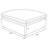 Boucle Upholstered Ottoman-1693017398