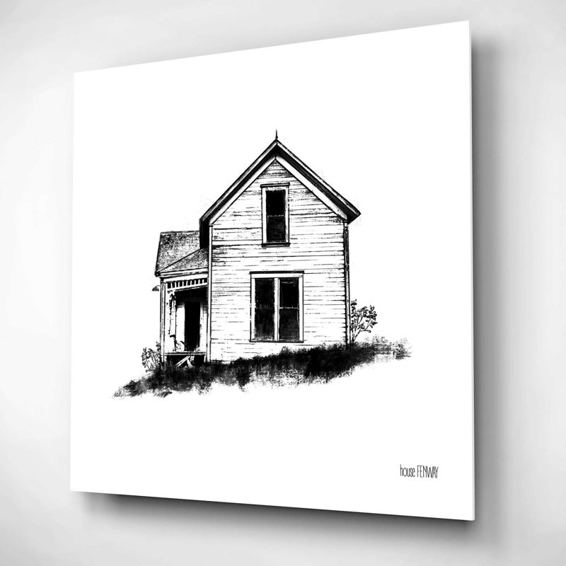 Farmhouse II - impression sans cadre, H 12 po x l 12 po x P 0,13 po