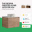 Ensemble de meuble-lavabo simple mural 30 po avec lavabo en céramique-1503788060