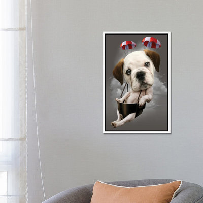Parachute Dog by Adam Lawless - Gallery-Wrapped Canvas Giclée on Canvas