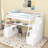 Ginnette 7 Drawer Loft Bed with Built-in-Desk by Harriet Bee-740430330-793534852