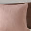 Ensemble d'édredon en coton jacquard rosé-127671211