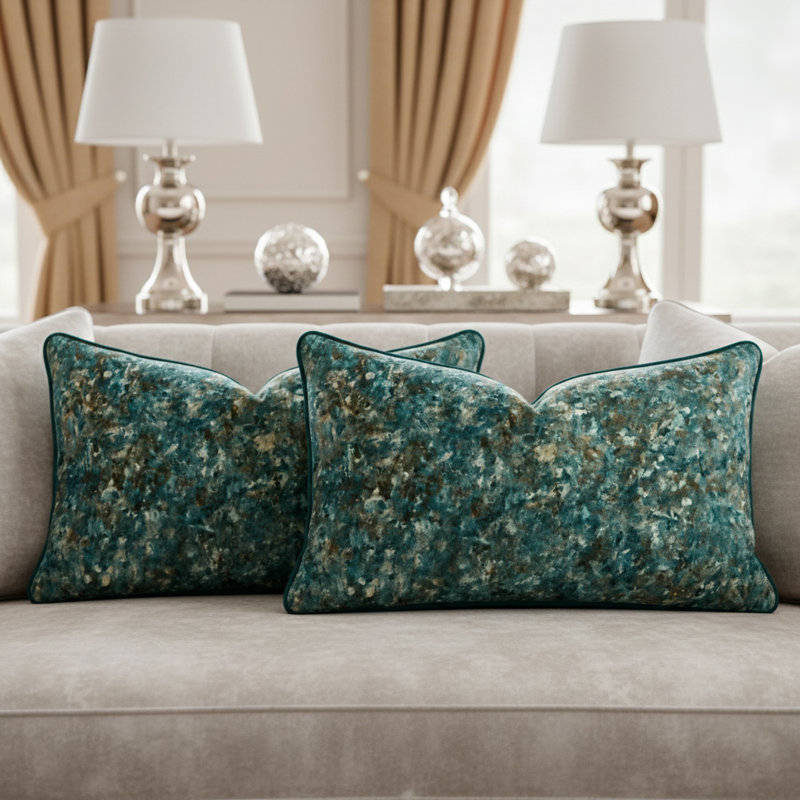 Tatum Velvet Rectangular Pillow Cover & Insert