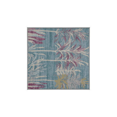 Machine Washable Gray Area Rug