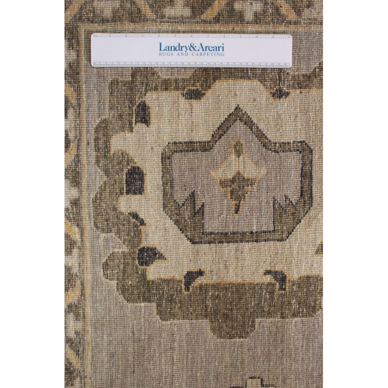 Tapis rectangulaire unique 9 pi 3 po x 11 pi 11 po Mazar