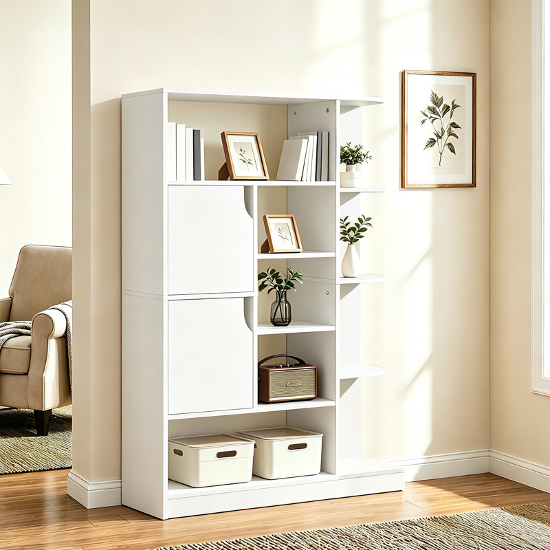 120cm H x 80cm W Cube Bookcase, White
