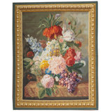 Hand-Knotted High-Quality Green/Brown Area Rug
