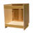 Honey Amber Raised Panel Sink Base-93546535