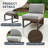 1 Piece Armless Chair