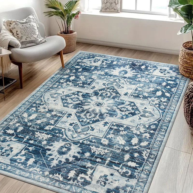 Luxury Plush Area Rug Modern Decorative Carpet for Home Interior Decor, Rectangle 60 x 110 cm