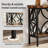 70.9" Industrial Console Table, Open Storage for Living Room - Rustic Brown