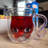 200ml Cat Insulated Glass Mug