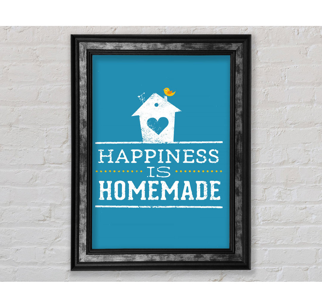 Happiness Is Homemade 1 - Einzelne Bilderrahmen Kunstdrucke