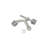 Deltana HP70U15 Hinge Pin Stop; Hinge Mounted; Satin Nickel Finish-14747261