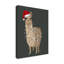 «Llama, Christmas Lights 1» par Fab Funky, reproduction d'art graphique sur toile-33422307