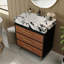 Meuble-lavabo autoportant moderne avec lavabo vasque en céramique-989161124-989161126
